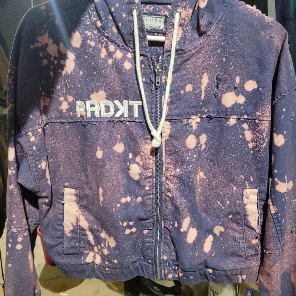 Produkt-80 women's medium weight denim cotton jacket.